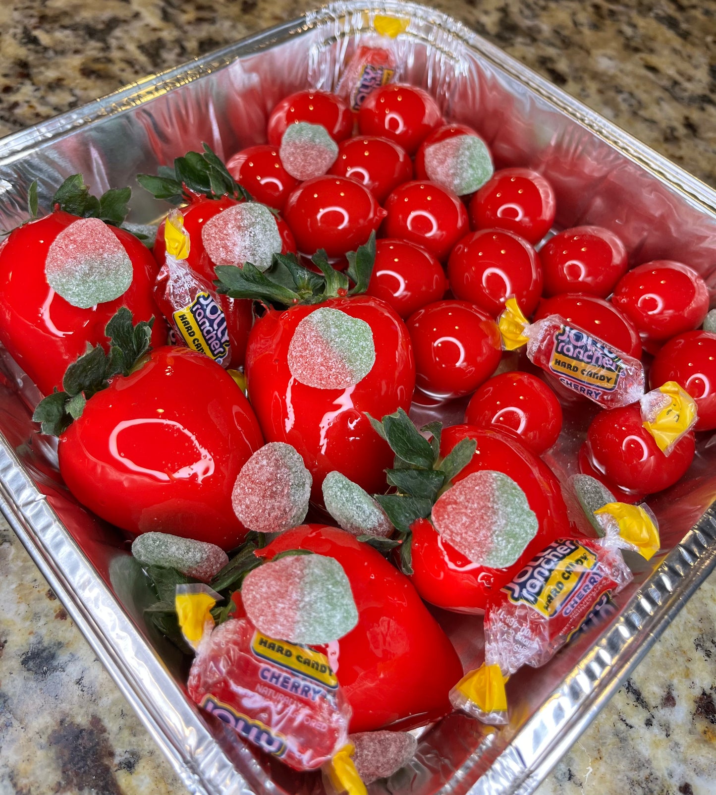 Cracked strawberry combo