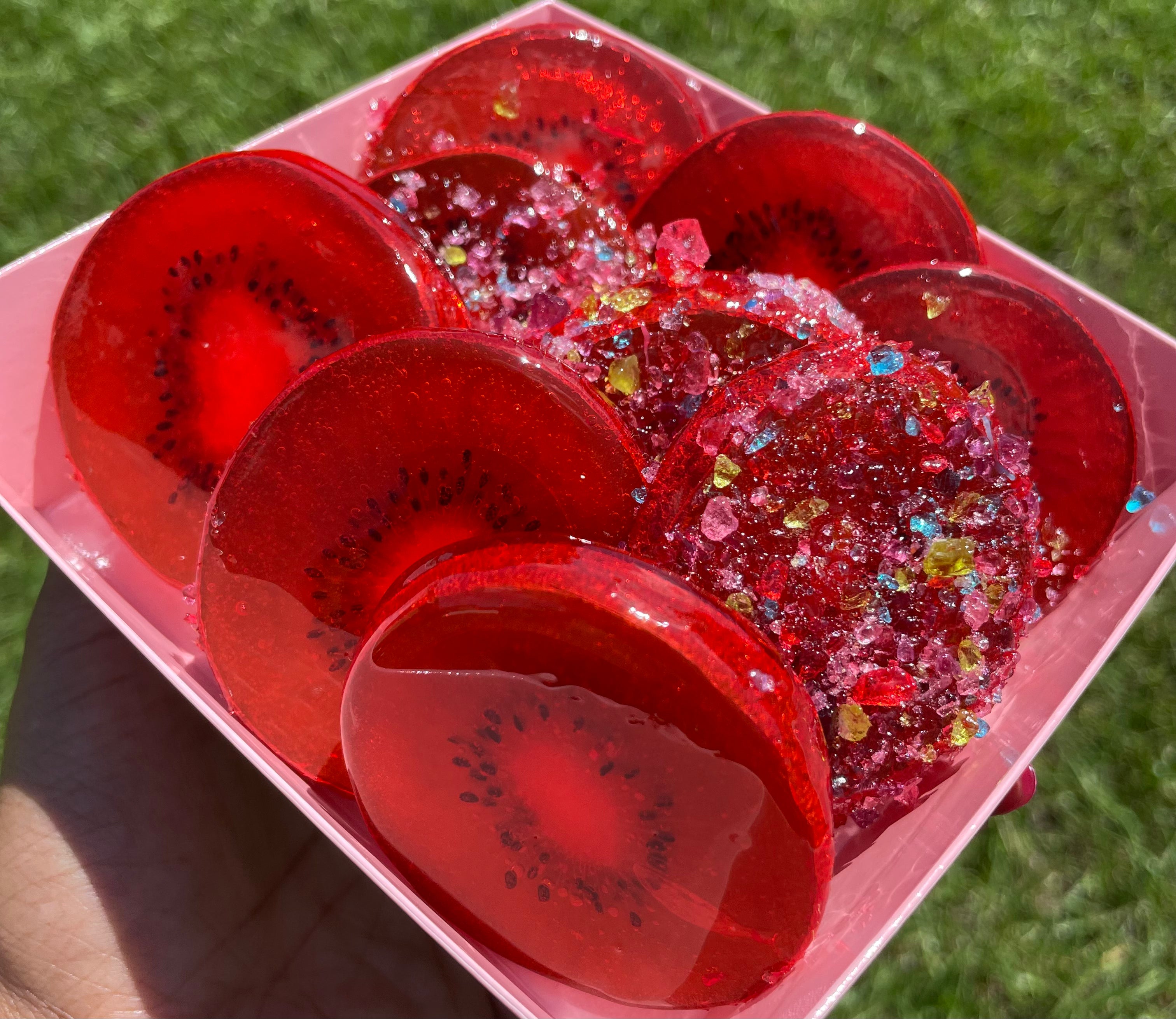 Candied kiwi slices Cracked edibles llc