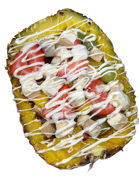 Pineapple cheesecake bowl