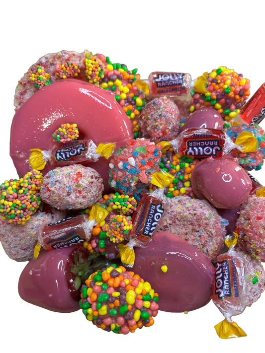 Candy fruit combo trays