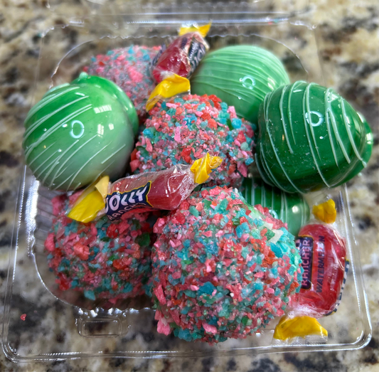 Cracked cherry plums